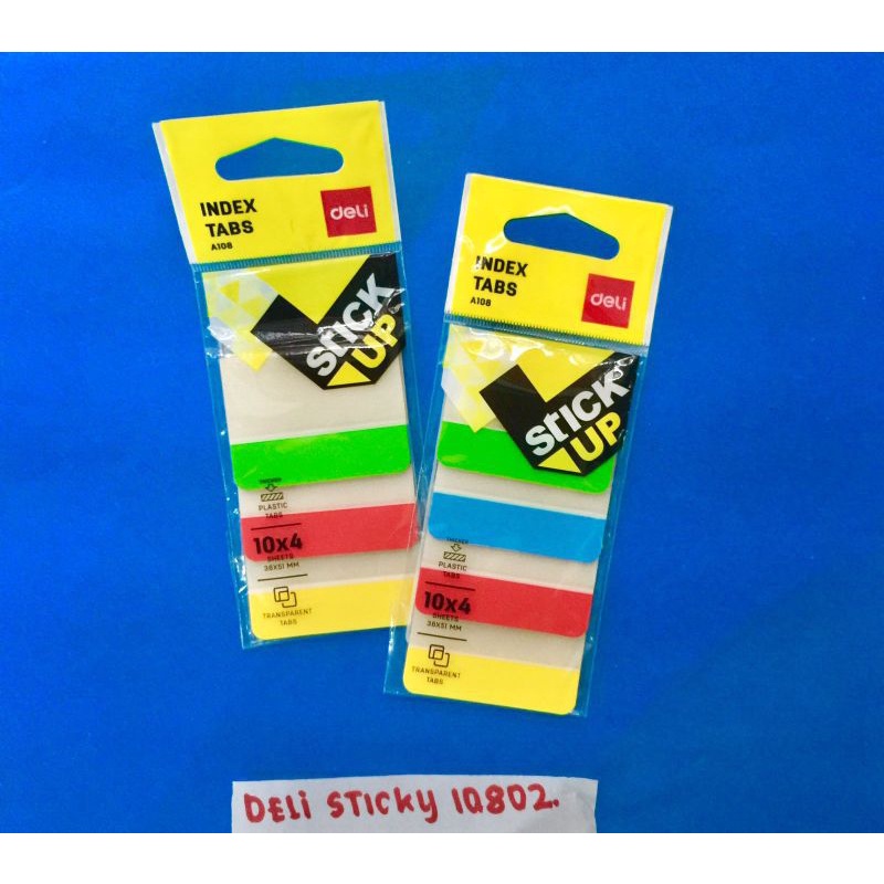 

Deli Memo tempel - Sticky Notes PLASTIK perekat kuat tahan lama 10802