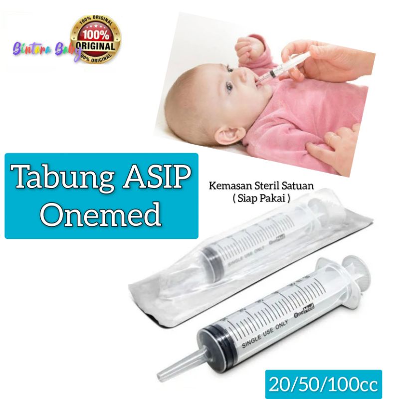 MEDIA PEMBERIAN ASIP AMAN ANTI BINGUNG PUTING 20cc 50cc 100cc Onemed Laktasi / Newborn baby spuit 20 cc untuk minum susu Cup Feeder Cangkir Asi Plester 3M