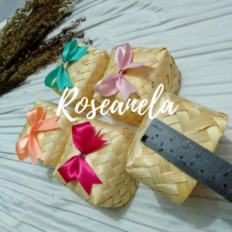 Besek Bambu 8x8 100pcs / 50 pasang