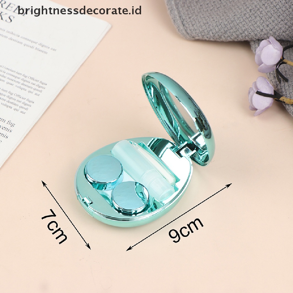 [Birth] 4pcs Set Tempat Kontak Lensa Kontak Compact Case Tahan Lama Untuk Travel Dan Rumah [ID]