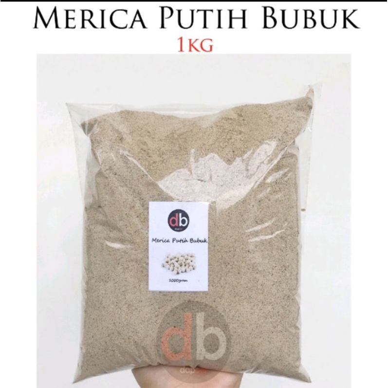 

Merica putih bubuk 1kg| Lada putih