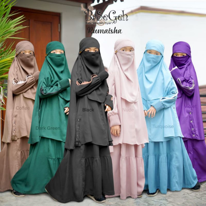 Basegeh || Set Gamis Anak Rumaisha Series