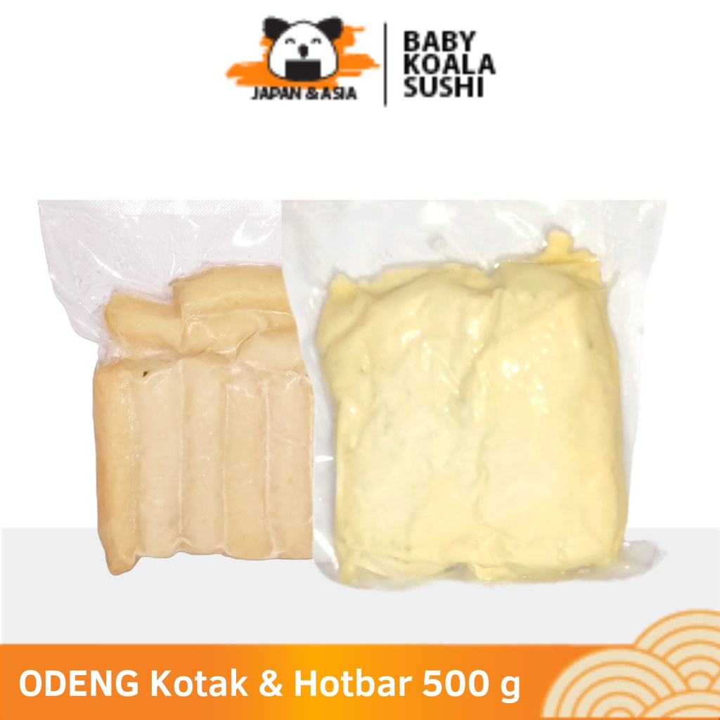 JAJAN KOREA Odeng Eomuk &amp; Hotbar 500 g Halal |  Odeng kotak/Odeng panjang | Fish Cake