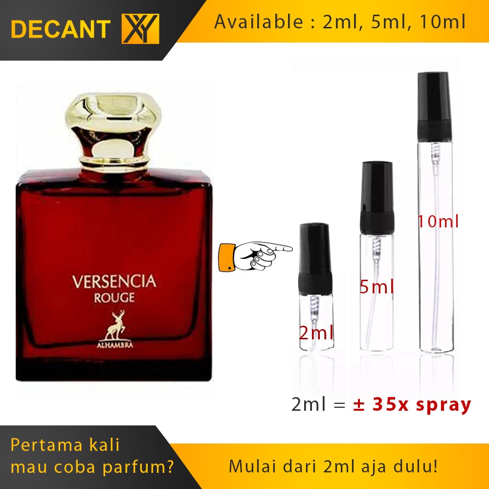 Decant Parfum Maison Alhambra Versencia Rouge EDP