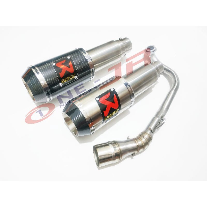 Knalpot Racing AKRAPOVIC GP M1 Nmax Old / New Aerox 155 Lexi Beat esp Vario 125 / 150 Scoopy Pcx Lok