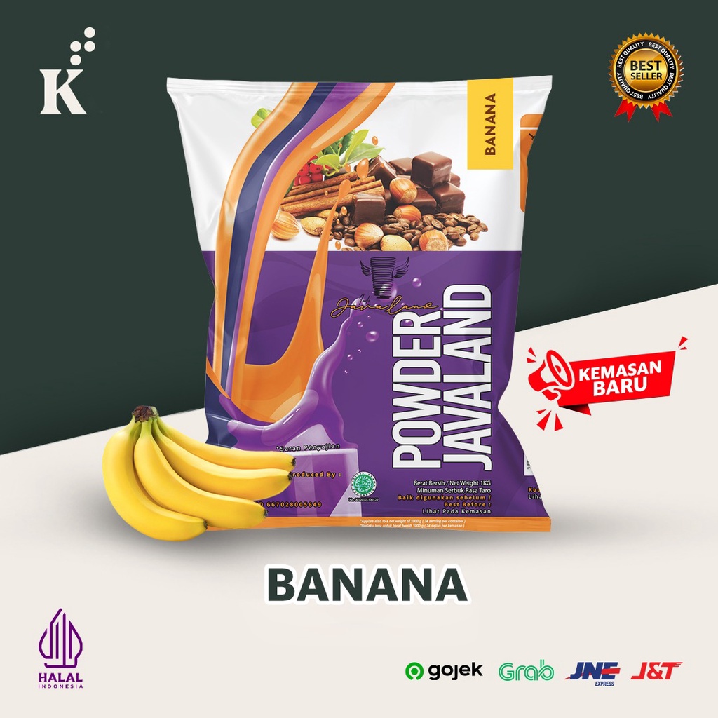 

Bubuk Minuman rasa Banana 1 kg - Javaland
