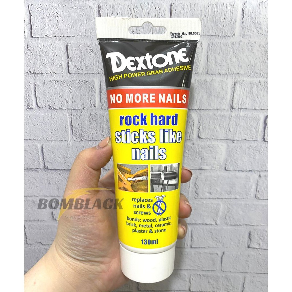 Lem Dextone No More Nails Anti Paku Keramik Kayu Metal Batu Super Kuat