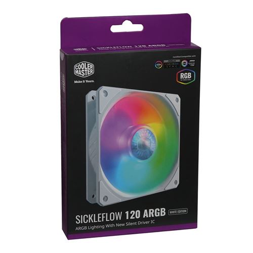 Cooler Master Sickleflow Fan Case 120 ARGB Single Pack 120mm