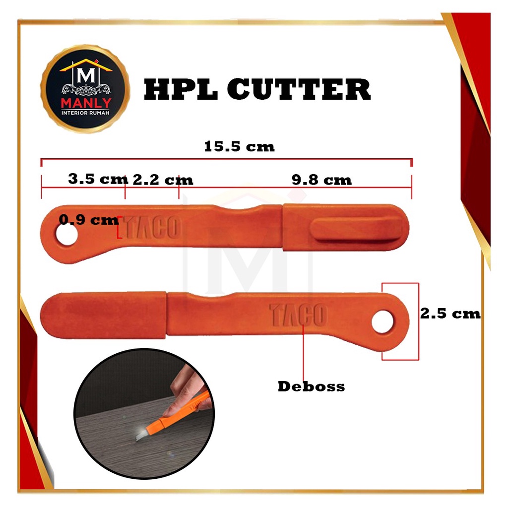 Pisau Pemotong Lembaran Hpl / CUTTER HPL kater cuter Acrylic pisau