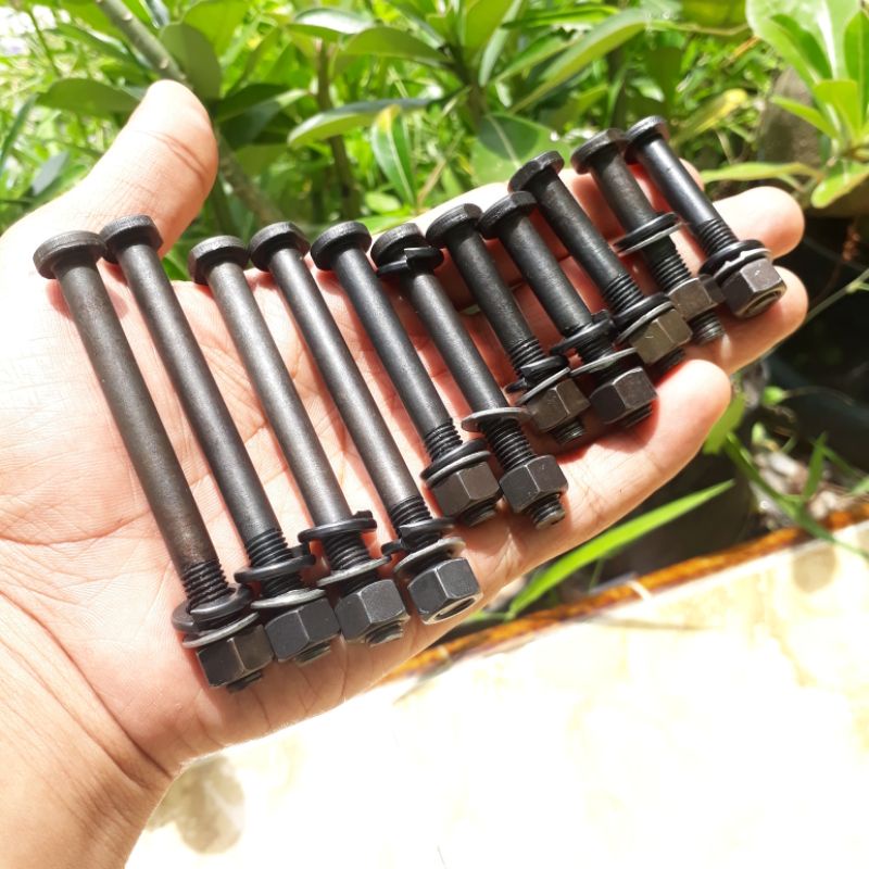 Baut mesin vespa pts Baut crangkes set vespa PTS Special smallframe baja