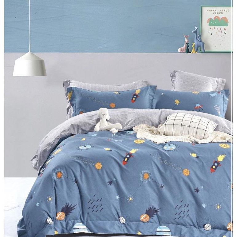 Bed Cover Set Single - Katun Jepang