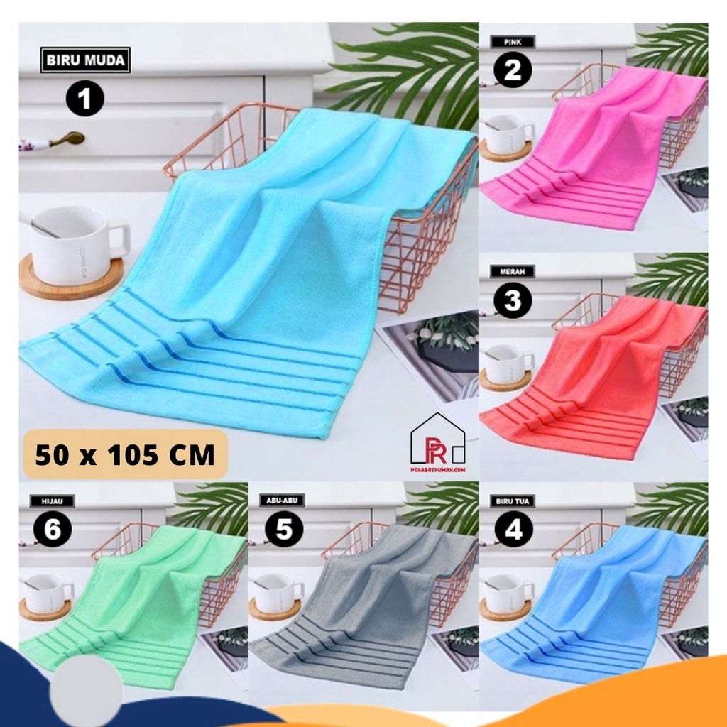 Handuk Mandi Ukuran 50 x 100 cm - LB / Handuk Travel Dewasa Lebar / Handuk Olahraga