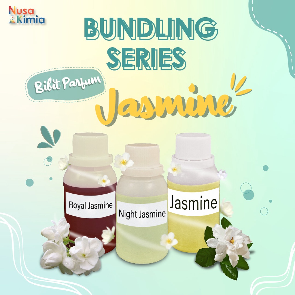 Bundling Bibit Parfum Jasmine Series - 3 Varian Jasmine 100 ml