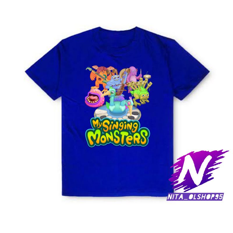 BAJU ANAK KAOS ANAK MYSINGING MONSTERS KAOS ANAK LAKI LAKI DAN PEREMPUAN