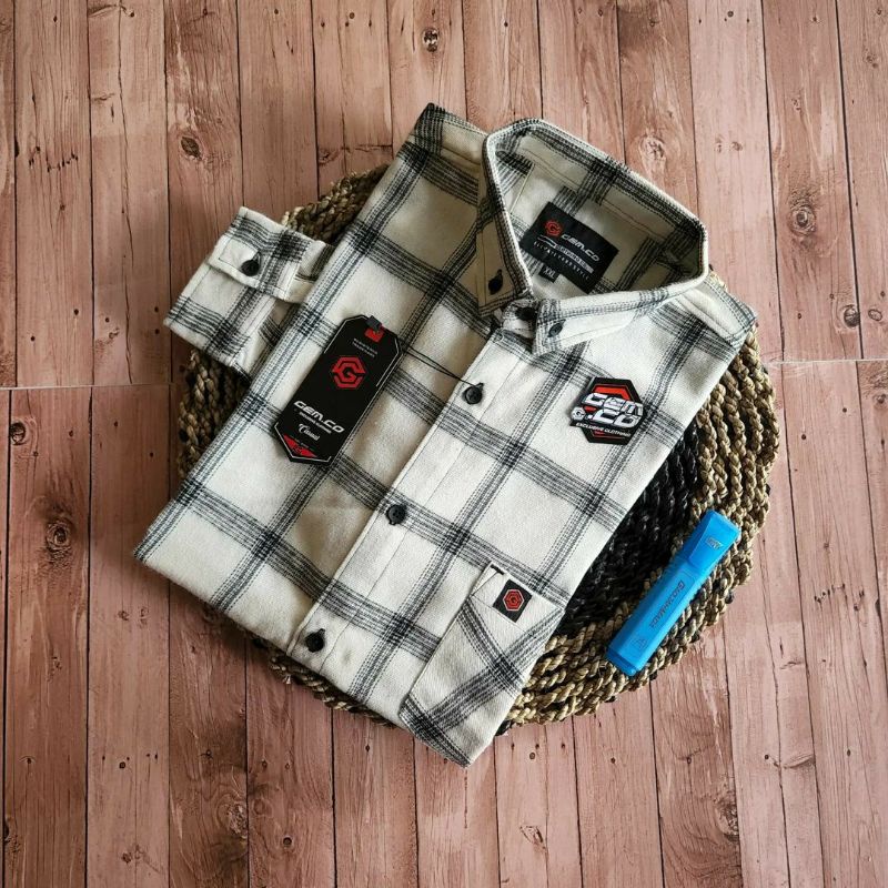 Kemeja Flanel Pria Jumbo Big Size XXL XXXL Baju Atasan Laki Laki Oversize Murah Original Premium Distro