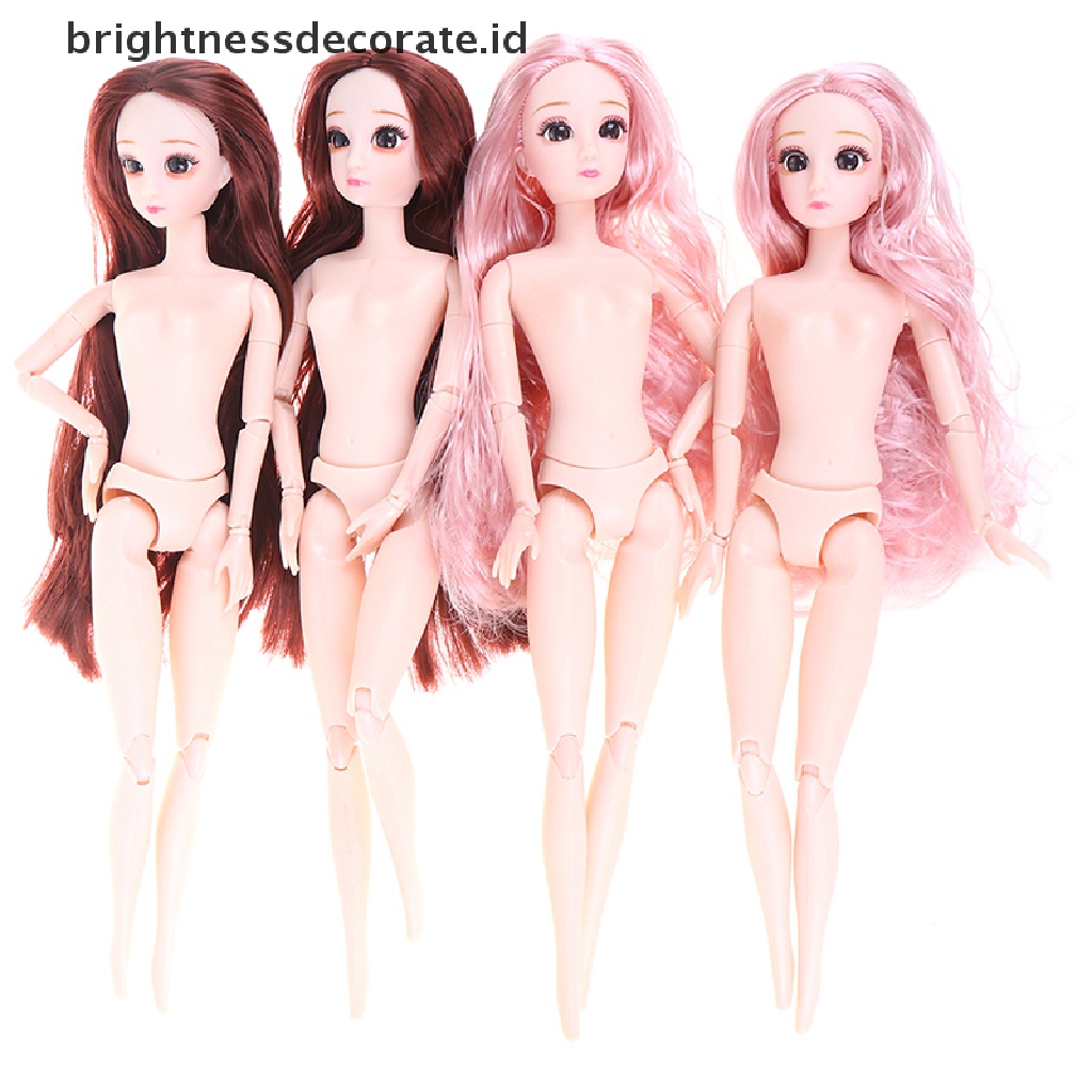 [Birth] Boneka BJD 30CM Boneka Putri Cantik 20sambung Dapat Bergerak Tubuh Telanjang DIY Rambut Boneka  [ID] Baju Kaos Distro Pria Wanita Lengan Panjang [ID]