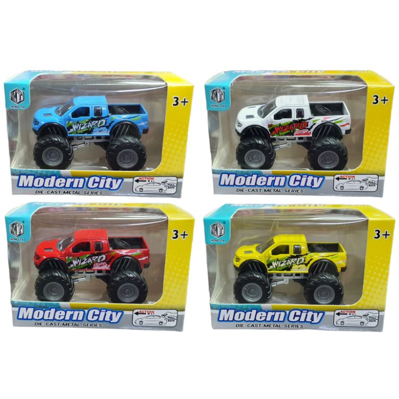 Diecast Modren City Jeep Bigfood Miniatur Mobil Jip Hardtop