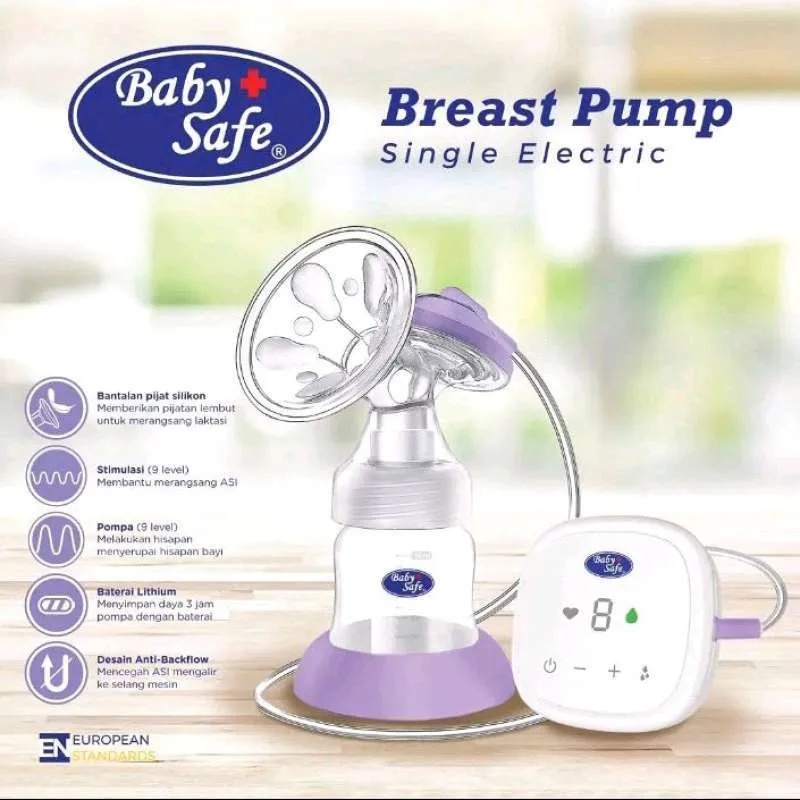 BABYSAFE BREASTPUMP ELECTRIC SINGLE / POMPA ASI