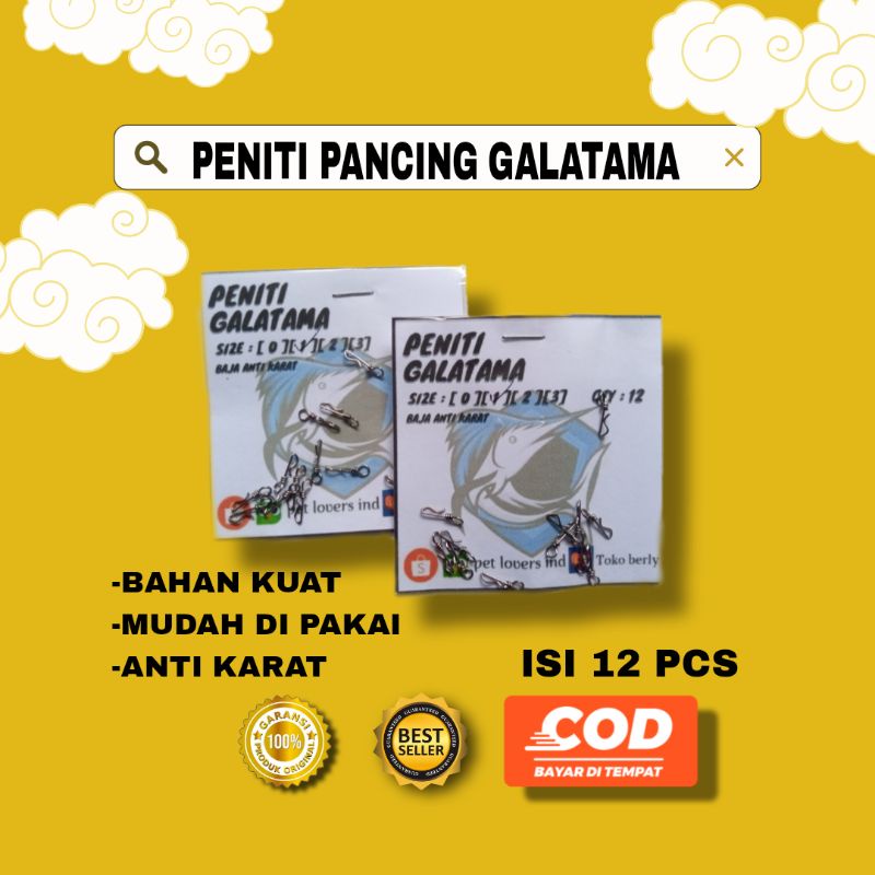 Peniti pancing galatama / peniti pancing