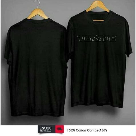 Baju Kaos Tshirt Pencak Silat PSHT TERATE warna PUTIH Cotton Combed 30s Kualitas Distro Termurah