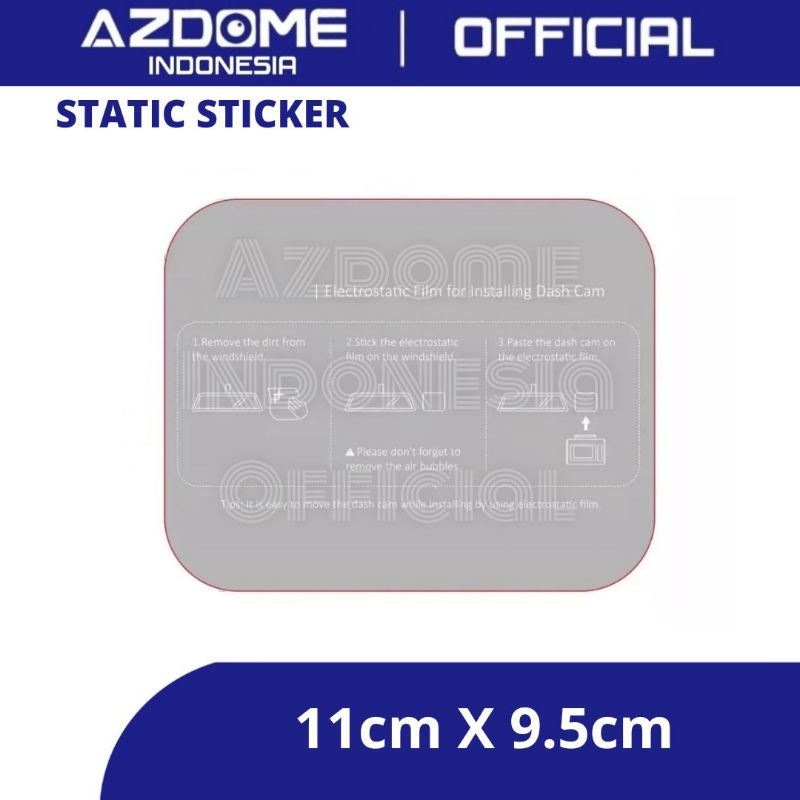 Azdome Static Sticker for Dashcam