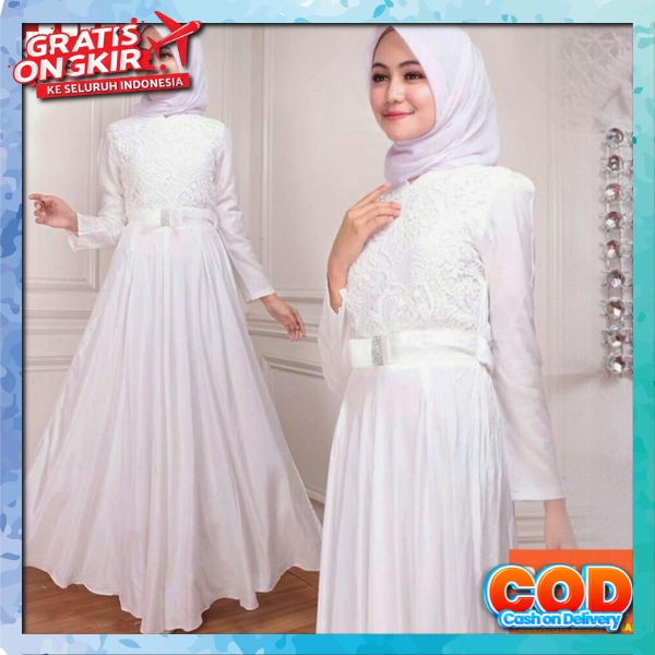 Bsju Gamis  Elegan Pesta Kondangan Gamis Lebaran Casual Remaja Dress Dewasa Perempuan Import Premium