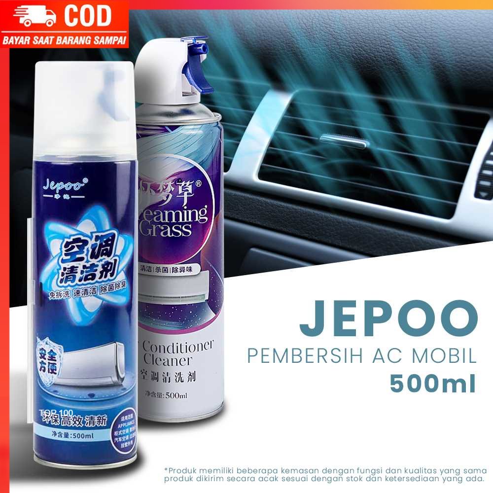 ( 100% BARANG ORI ) Jepoo Air Cleaning Agent Pembersih AC Mobil 500ml - QUY1640