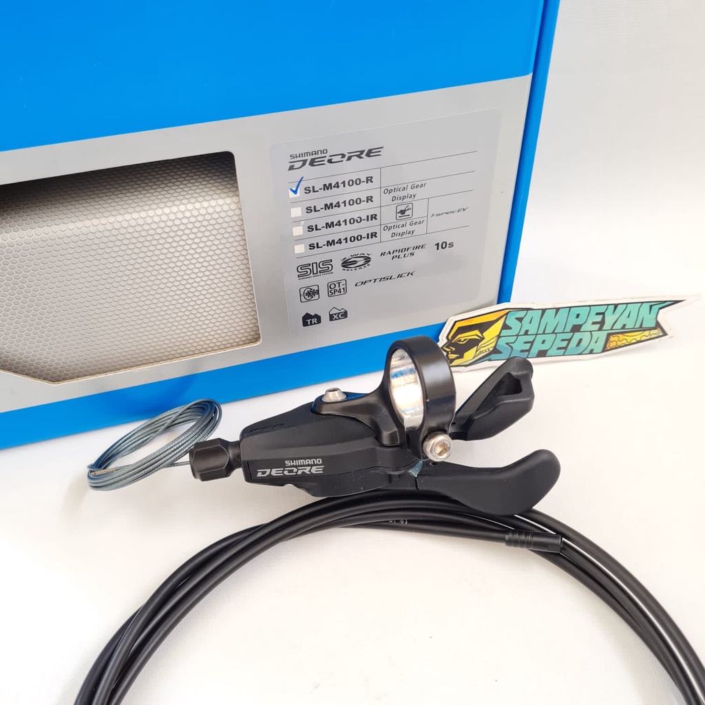 Shifter 10 Speed Shimano Deore M4100 Shifter Shimano Deore M4100 10 Speed Shifter Operan Sepeda 10 S