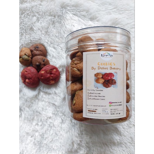 

Cookies Crunchy Kukis Mini Sunflower Seed