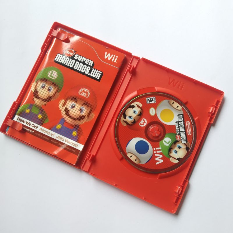 Kaset Nintendo Wii New Super Mario Bros Wii