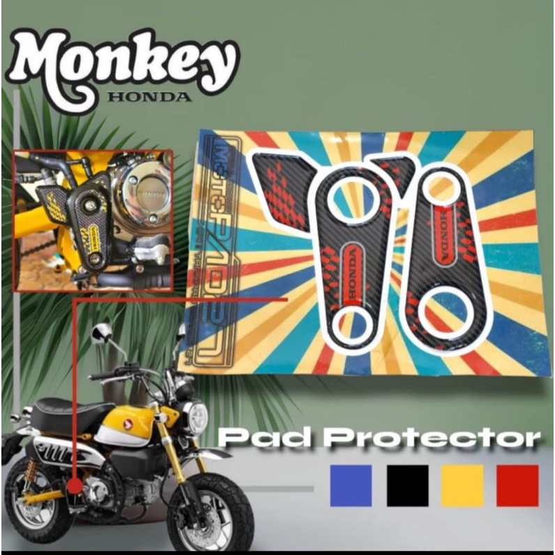 Motopad27 Stiker Tankpad Honda Monkey 125 Stiker timbul Protector Honda Monkey 125