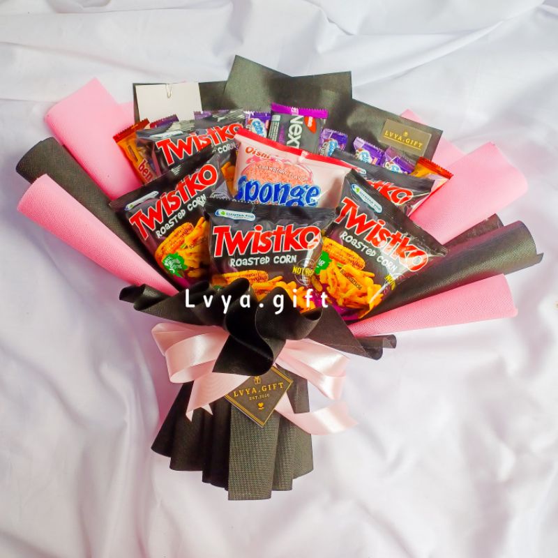 (SNACK 0015) Lvya.gift Buket snack mix blackpink | Buket blackpink | Buket snack wisuda | Buket ulang tahun