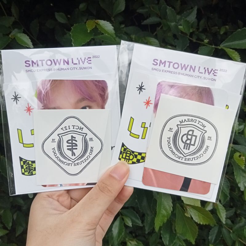 pc photocard ar tatto smtown haechan sealed