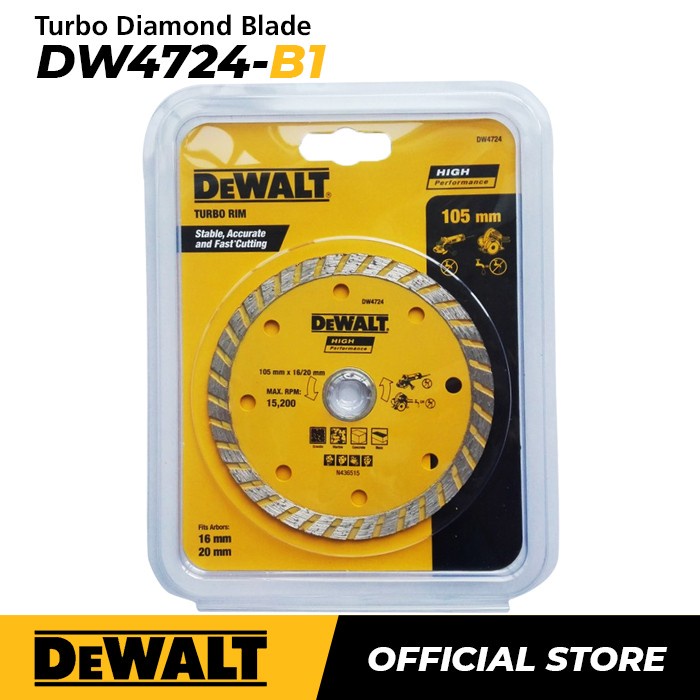 MATA GERINDA 4" DEWALT DW4724 POTONG KERAMIK GRANIT DW 4724 105mm