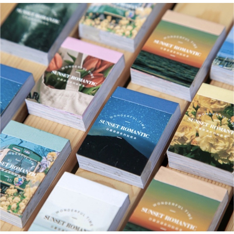 

sticker book bunga laut sunset romantis