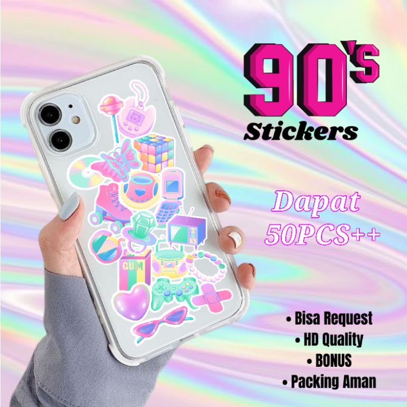 

Sticker 90s Retro | Sticker Aesthetic Retro 90S | Aesthetic Stiker 50PCS+