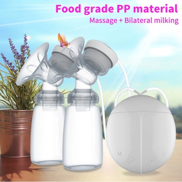 SondKoo Real Bubee Double Breast Pump Breast Pumping Handsfree Dual Pompa Asi Electrik