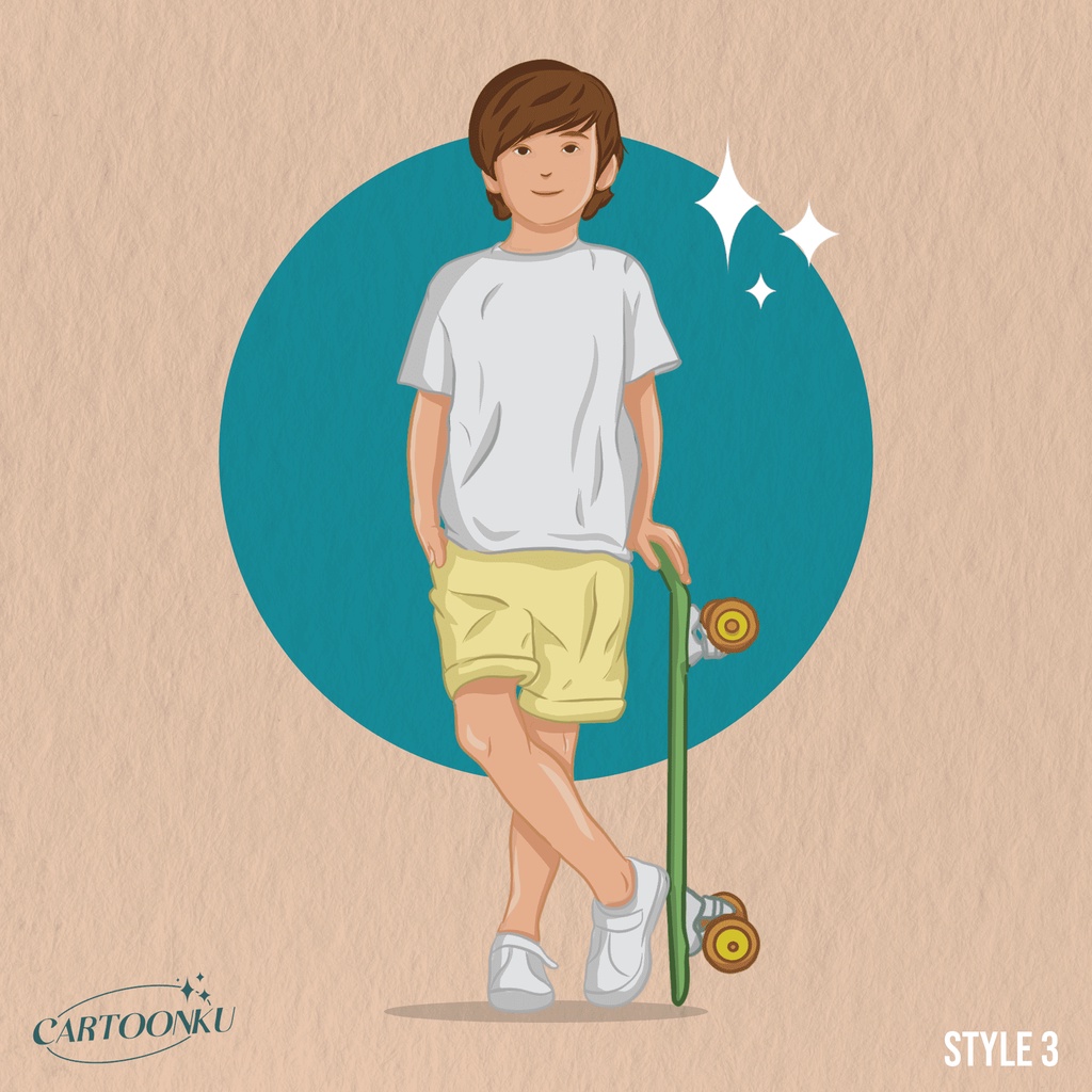 kado ilustrasi foto custom ilustrasi gambar digital  (softfile) style 3