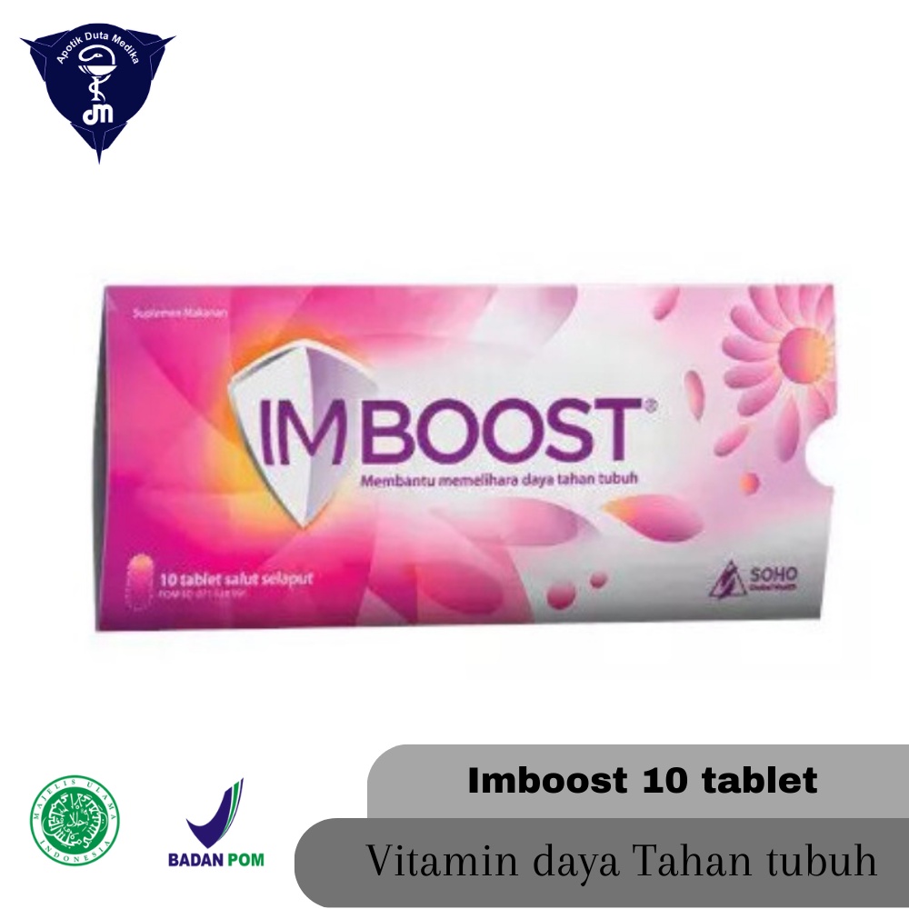 IMBOOST 10 TABLET - SUPLEMEN DEWASA/MULTIVITAMIN DEWASA/DAYA TAHAN TUBUH DEWASA