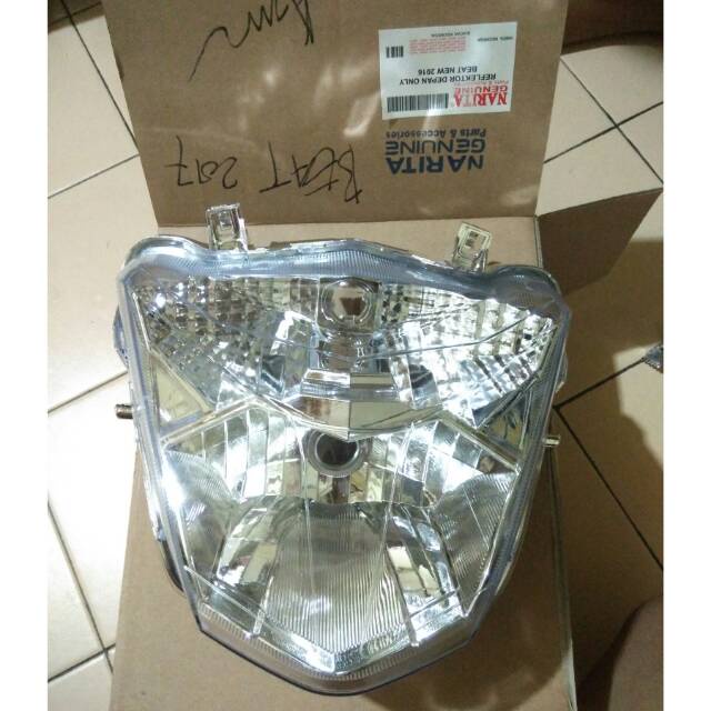 Reflektor Honda BEAT NEW 2016 Lampu Depan Honda BEAT NEW 2016