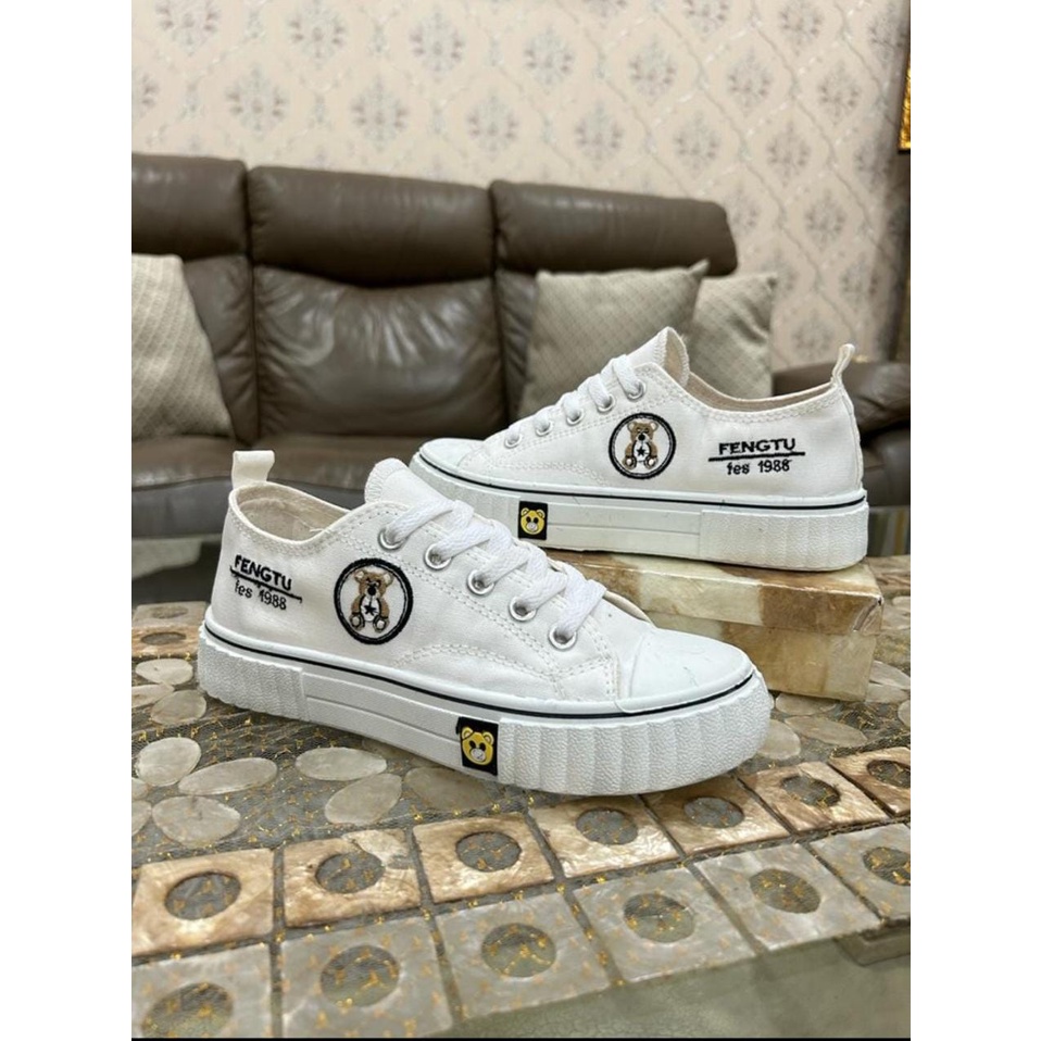 Sepatu Sneakers Wanita Kanvas Fng-tuu LOW Import