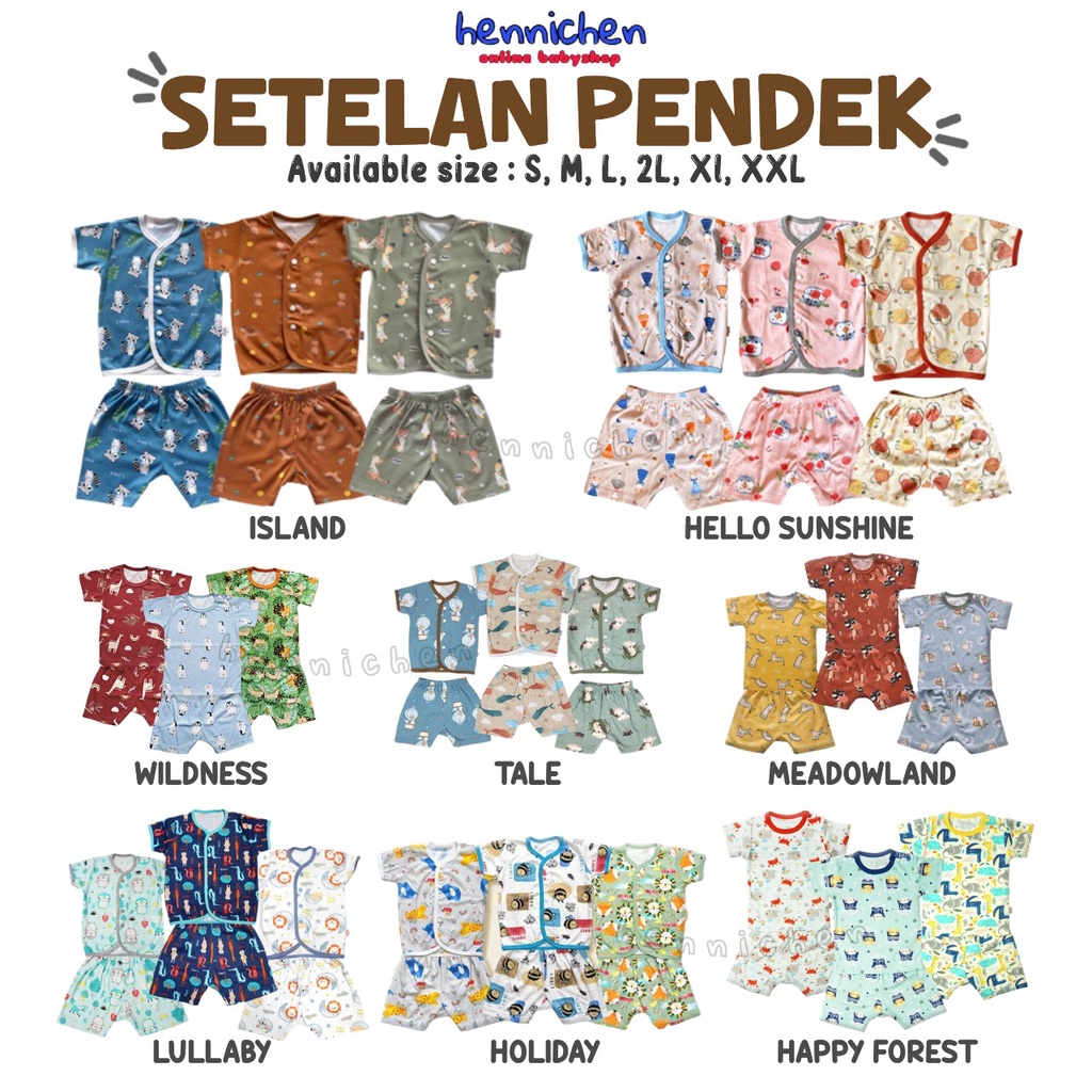 PROMO MURAH LIBBY Setelan PENDEK SETELAN PANJANG Piyama Baju Bayi Libby NB, 3-6,S,M,L, 2L,XL, XXL Pakaian Bayi Libby MASTER