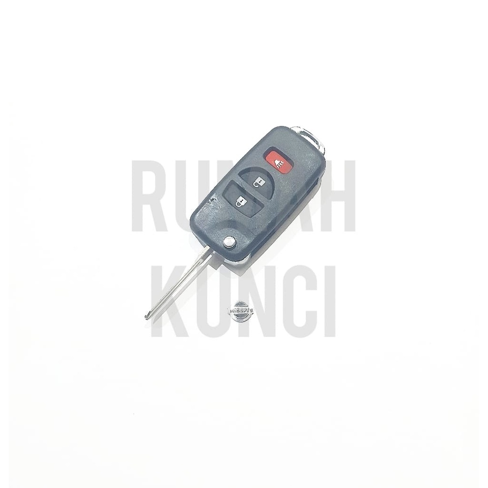 Flip Key Kunci Lipat Casing Kunci Nissan 3 Tombol Xtrail Grand Livina Xgear XV