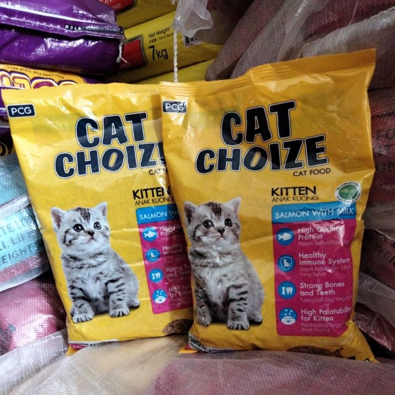 Makanan Kucing Cat Choize kitten Salmon fres Pack 1kg
