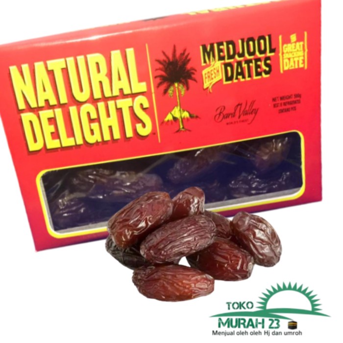 

KURMA MEDJOOL DATES CALIFORNIA/KURMA MEDJOL 500 GRM/NATURAL DELIGHTS