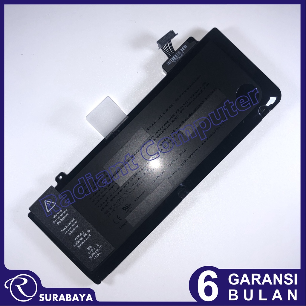 Replacement Baterai Apple Macbook Pro 13 2009 2010 2011 2012 MC374 MC375 MC700