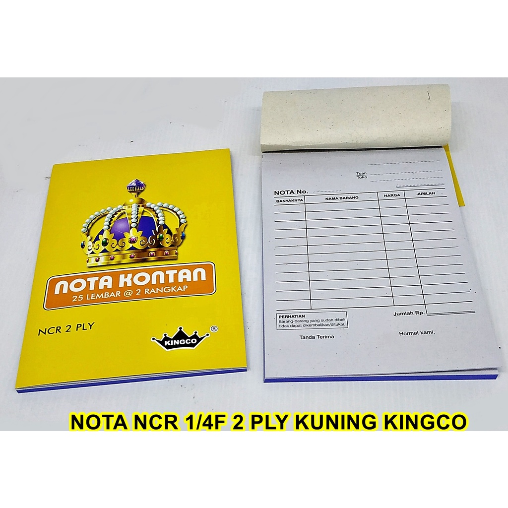 

NOTA NCR 2 PLY