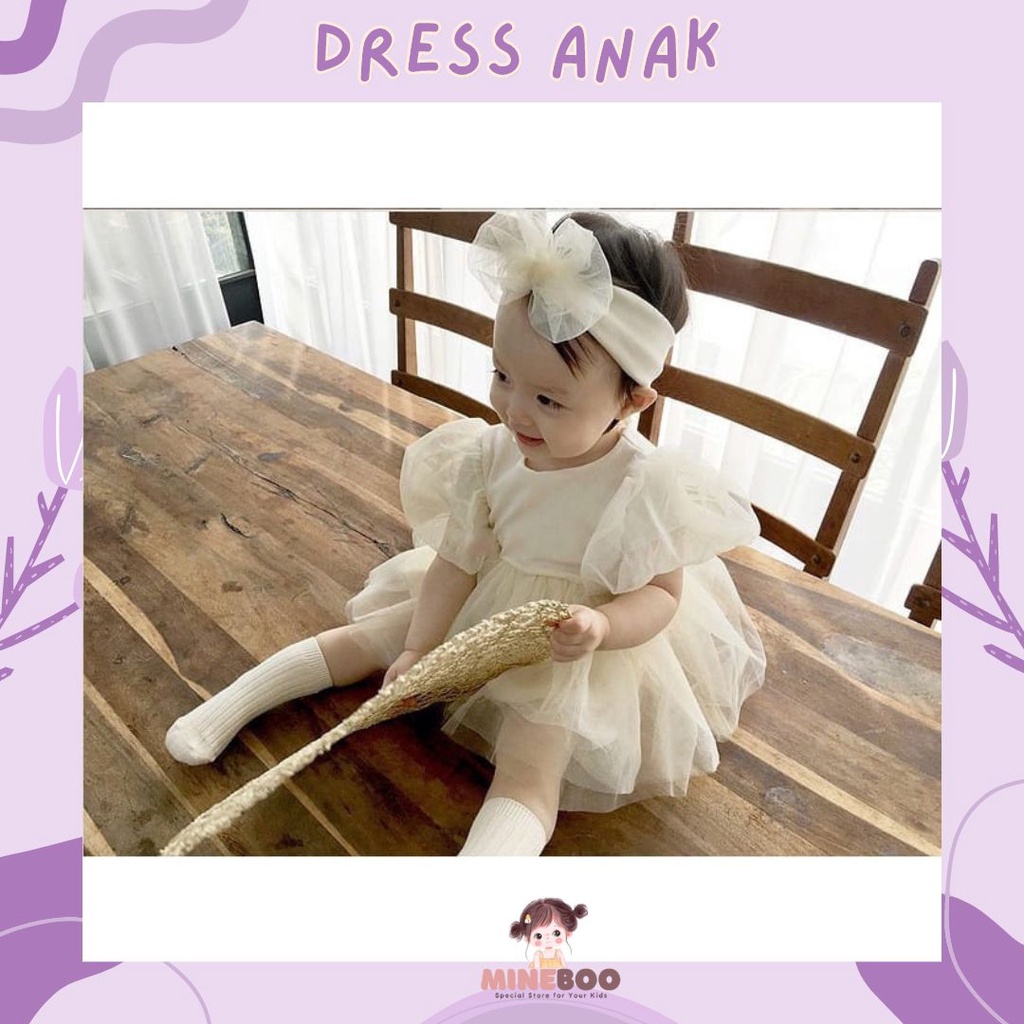 mineboo - DRESS CHUBBY BABY EBV 0-2tahun Romper bayi/Baby tutu dress Romper lucu import/baju bayi kado anak perempuan ulang tahun