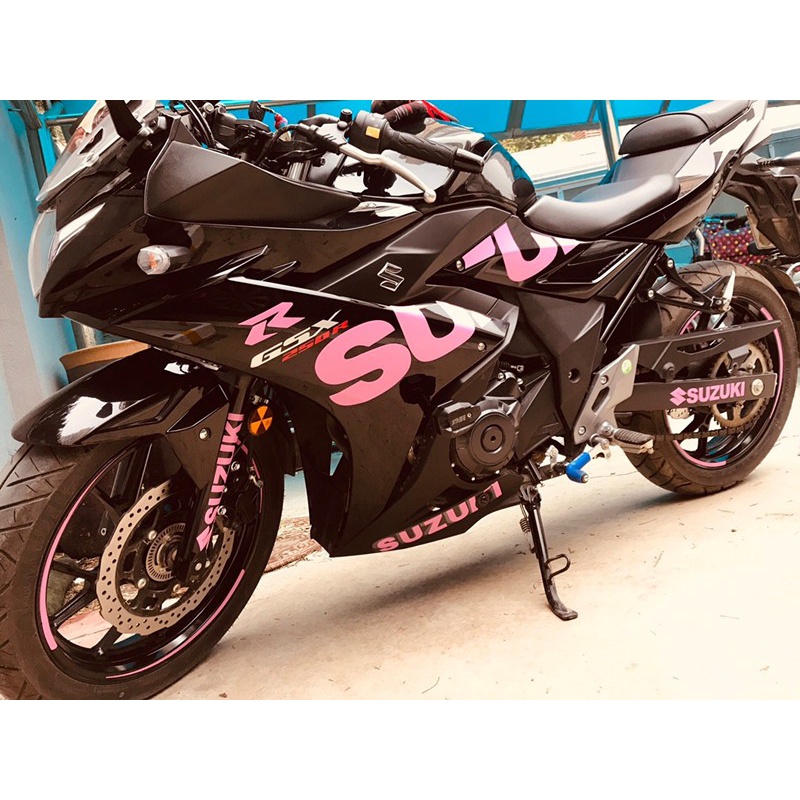 Suzuki GSX250R Stiker Panel Samping Balap Motor Moto Aksesoris Body Decals Dekorasi Tahan Air Untuk Suzuki GSX250R-A Gsxr250