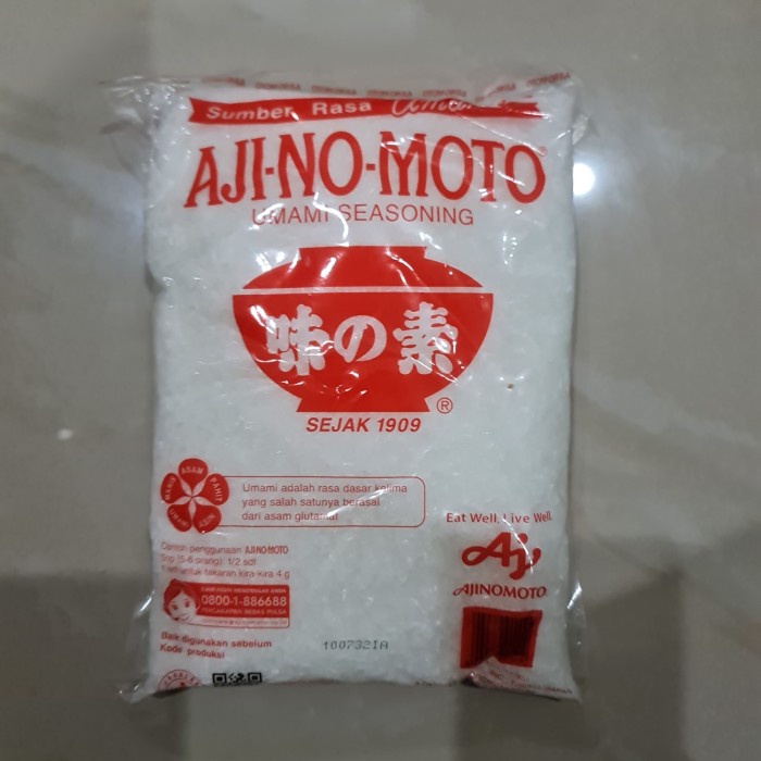 (Satuan) Ajinomoto Bumbu Bahan Masak Penyedap Rasa Micin Monosodium Glutamat 1 Kg 1Kg